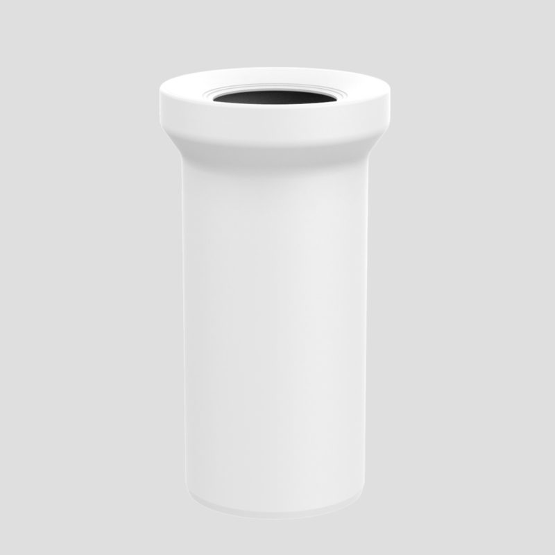 Uni WC Anschlussstutzen 250mm weiß - dirsch Haustechnik